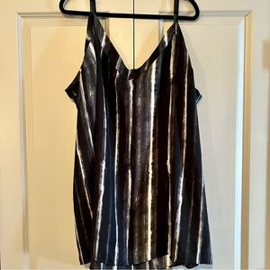 TORRID Black and White Striped Camisole